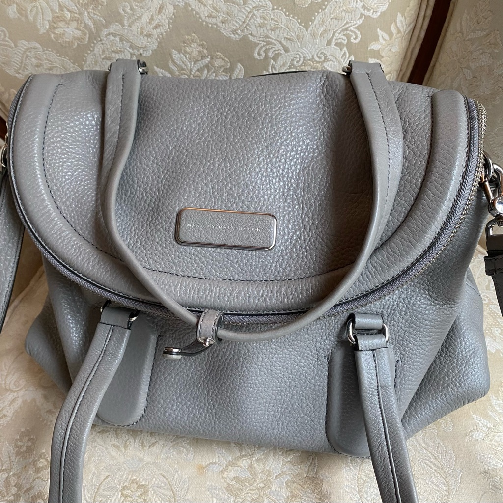 Marc By Marc Jacobs Gray Silicon Valley Satchel